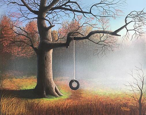 Tree Painting - Childhood Memories by Marlene Little