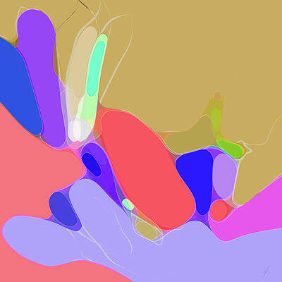 Spring Digital Art - Childs Play by Gina Harrison