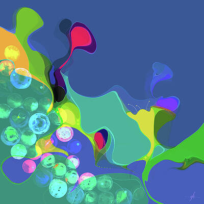 Flower Digital Art - Child's Play Too by Gina Harrison