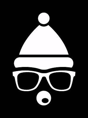 Xmas Wall Art featuring the digital art Christmas Bear by Flippin Sweet Gear