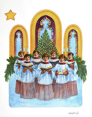 Christmas - Choir Boys Print