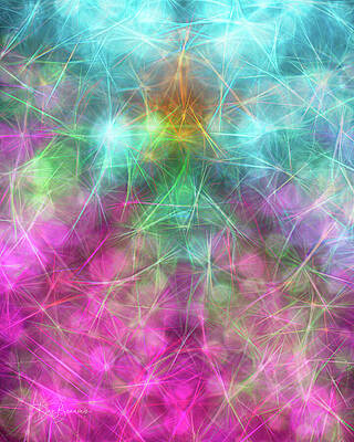 Colorful Abstract Light Patterns Photograph