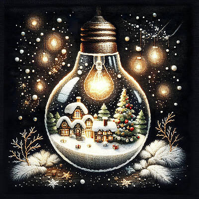 Christmas Light Glow by Deb Beausoleil