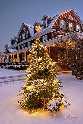 Winter Photograph - Christmas Tree And Crafts Inn #5520 by Dan Beauvais