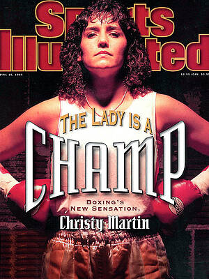 Christy Martin on Magazine Cover Photograph