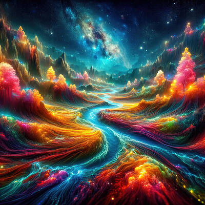 Landscape Wall Art featuring the photograph Chromatica by Bill and Linda Tiepelman