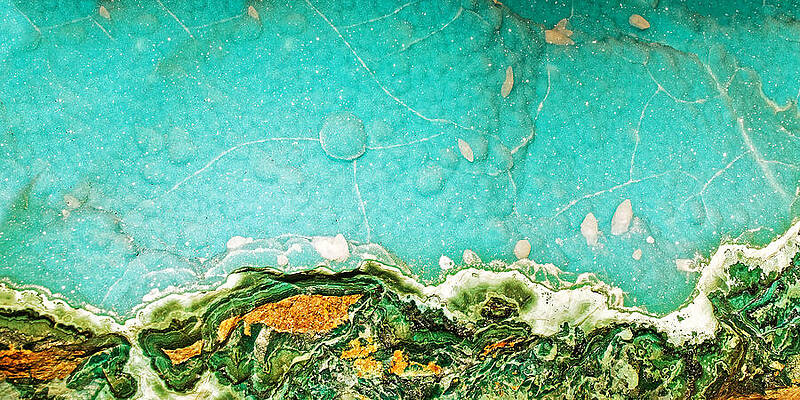 Wall Art featuring the photograph Chrysocolla Coast by KJ Swan