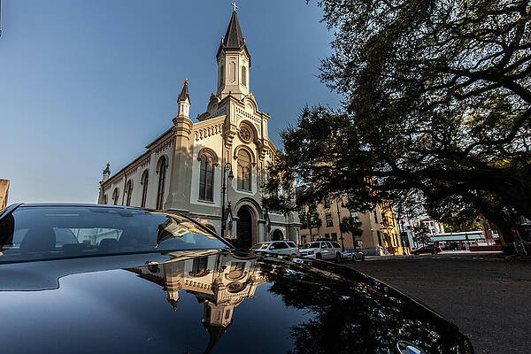 Reflection Wall Art featuring the photograph Church Reflection by Kenny Thomas