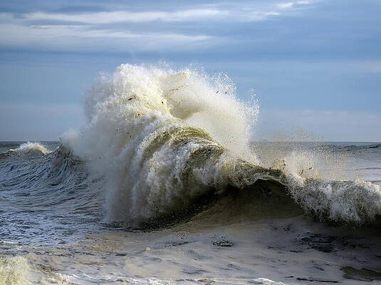 Wall Art featuring the photograph Churning The Debris by Joe Schofield