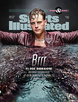 Joe Burrow on Sports Illustrated Cover Photograph