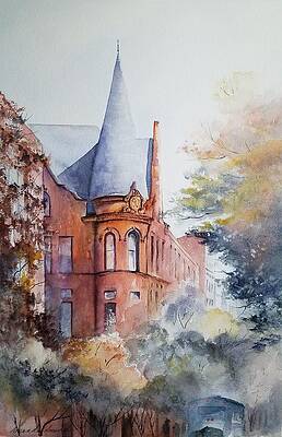 Wall Art featuring the painting Citizen's Bank by Amanda Amend