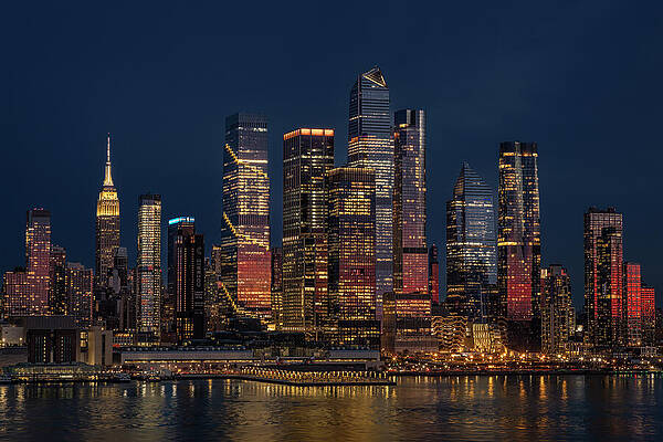 Wall Art featuring the photograph City Of Light, Sky Of Color by Susan Candelario