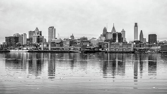 Philadelphia Wall Art featuring the photograph City Of Philadelphia by Louis Dallara