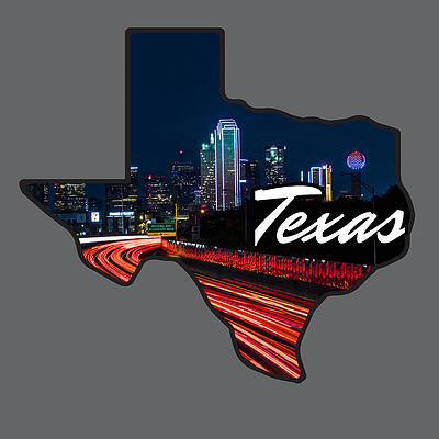 Typography Wall Art featuring the photograph Big D by KC Hulsman