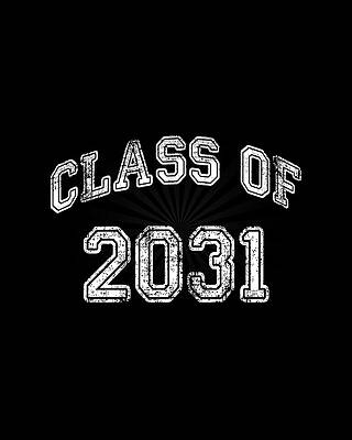Of Digital Art - Class Of 2031 by Flippin Sweet Gear