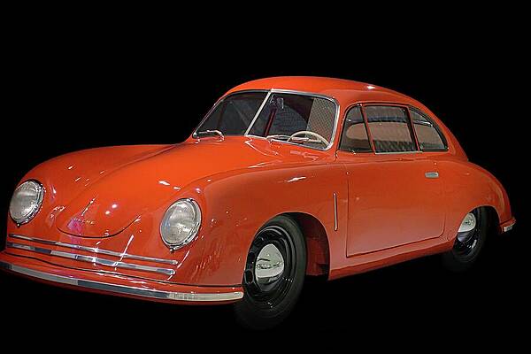 Classic Red Coupe Display Wall Art