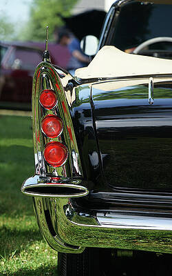 Classic Car Tailfin and Lights Wall Art