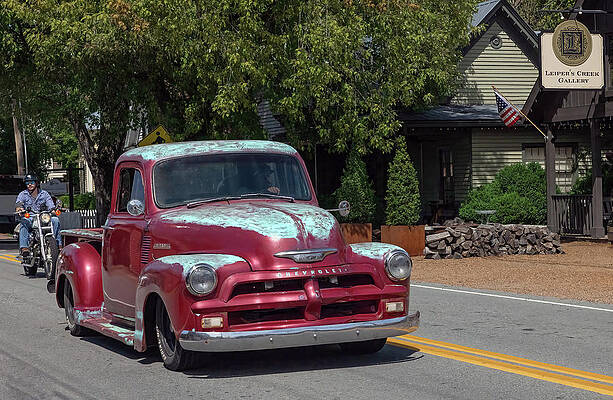 Wall Art featuring the photograph Classic Vs Modern Transportation by Gina Fitzhugh