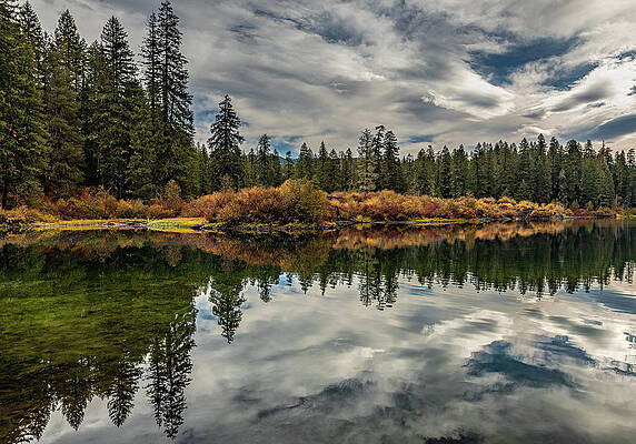 Oregon Photograph - Clear And Cloudy by Tim Lyden