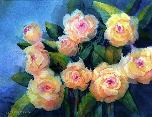 Wall Art featuring the painting Close To You by Lois Blasberg