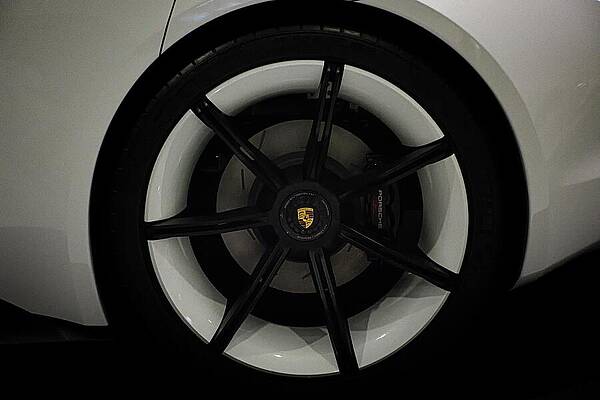 Close-up of Porsche Wheel Wall Art