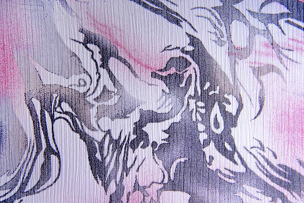 Photograph - Closeup Of The Fabric Abstract Color Textured by Severija Kirilovaite