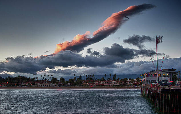 Sunset Photograph - Cloud Magic by Barbara Siegel