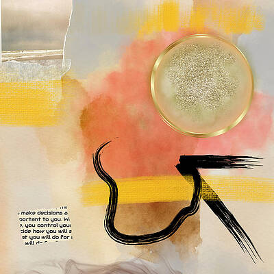 Wall Art featuring the mixed media Clouded Judgement by Canessa Thomas