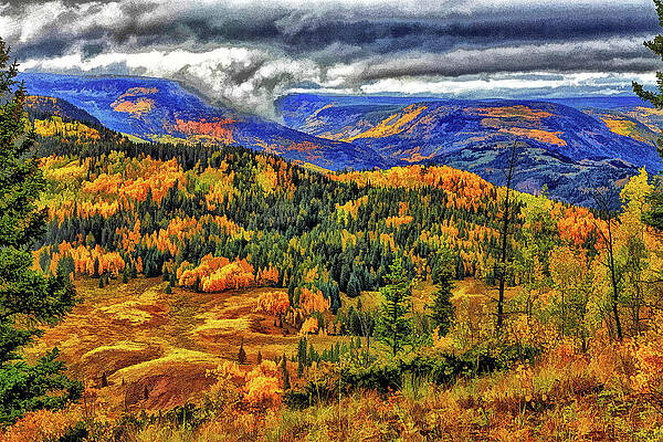 Sky Wall Art featuring the photograph Clouds And Color-Digital Art by Steve Templeton