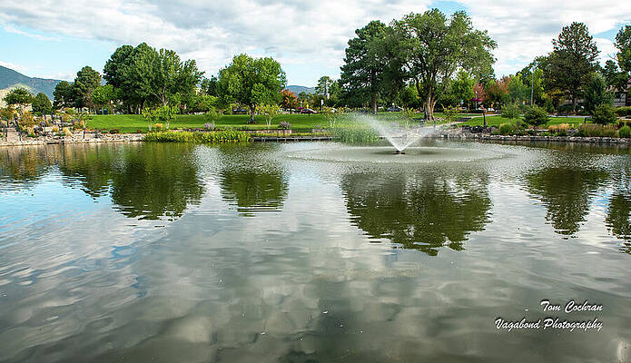 Photograph - Clouds On Ashley Pond by Tom Cochran