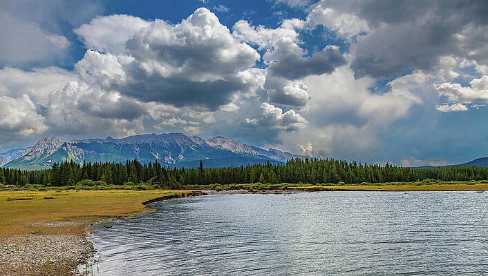 Photograph - Clouds Over Kananaskis Lakes Alberta Canada by Tommy Farnsworth