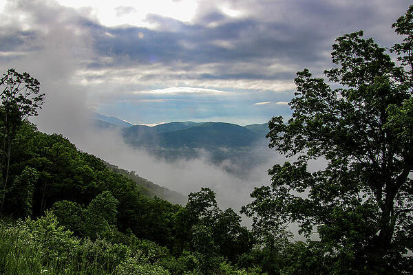 Wall Art featuring the photograph Cloudy On The Mountain by Deb Beausoleil