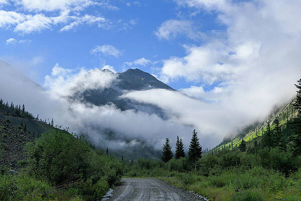 Mountain Photograph - Cloudy Swirl by Sunniye Buesing
