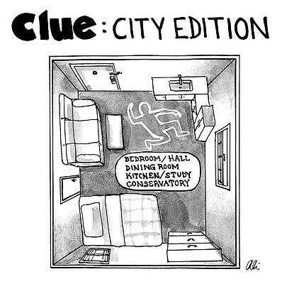 Outline Drawing - Clue City Edition by Ali Solomon