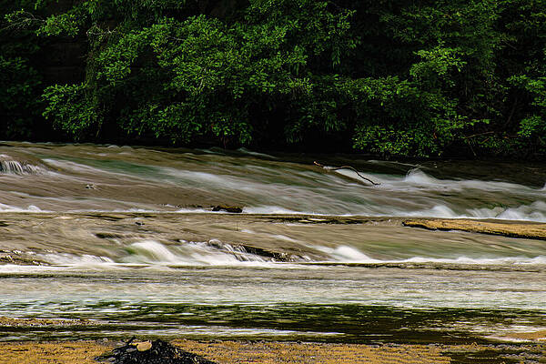 Wall Art featuring the photograph Coal River Wv Waterfall 01 by Flees Photos