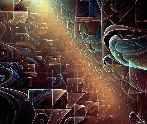Intricate Digital Art - Coalescence by Colin Hardman