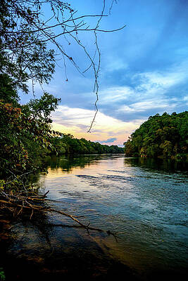 Georgia Photograph - Cochrane Shoals Sunset by Anthony Hightower