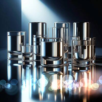 Vibrant Digital Art - Cocktail Glasses by David Manlove