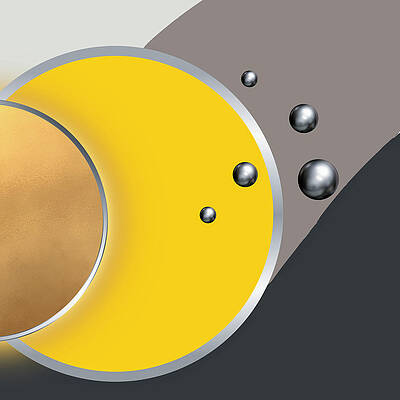 Wall Art featuring the mixed media Cocreating by Canessa Thomas