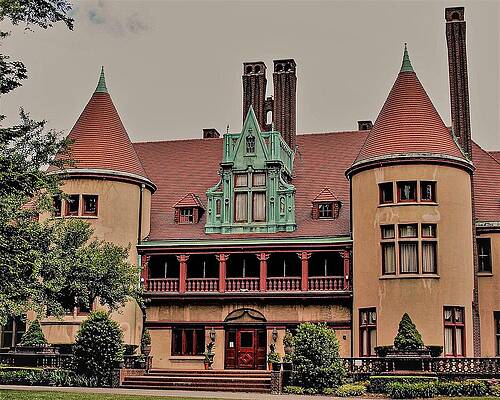 Wall Art featuring the photograph Coindre Hall by John Linnemeyer