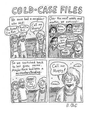 Cold Drawing - Cold-case Files by Roz Chast