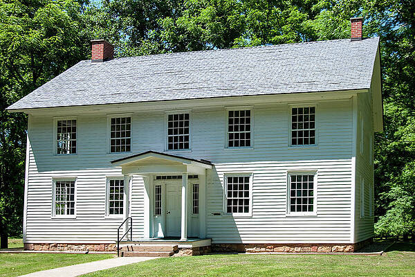 Wall Art featuring the photograph Colonial House #2 by Flees Photos