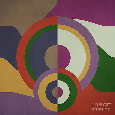 Fabric Wall Art featuring the digital art Color Revolutions 4-3 by BFA Prints