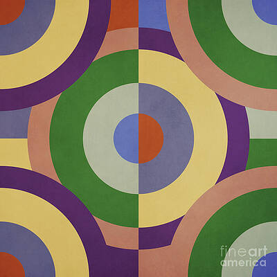 Fabric Wall Art featuring the digital art Color Revolutions ONE by BFA Prints