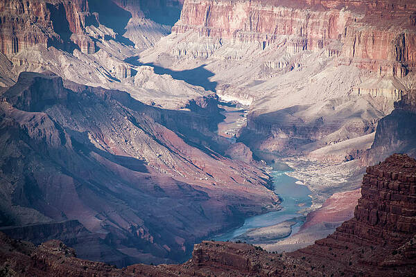 Majestic Photograph - Colorado River Cuts Through The Grand Canyon 2 by John Twynam