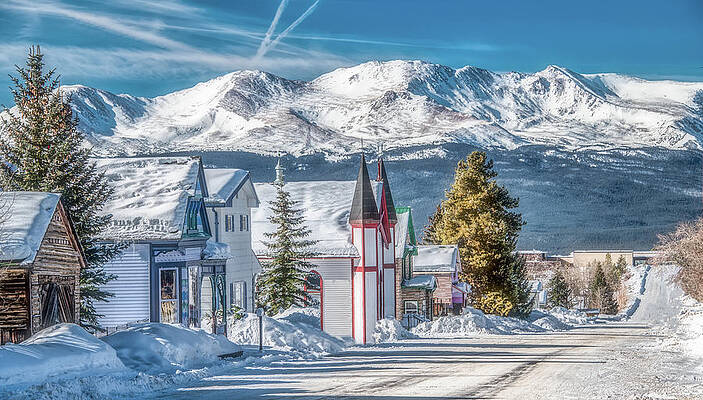 Serene Photograph - Colorado Sleepy Saturday Morning by Marcy Wielfaert