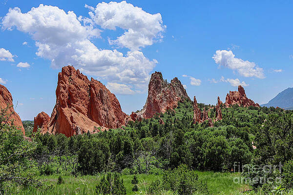 Colorado Wall Art featuring the photograph Colorado Springs Garden Of The Gods by Shirley Dutchkowski