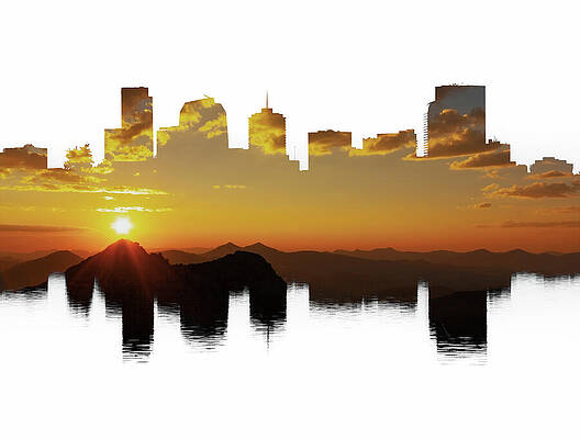 Yellow Wall Art featuring the photograph Colorado Sunset II by Kevin Schwalbe