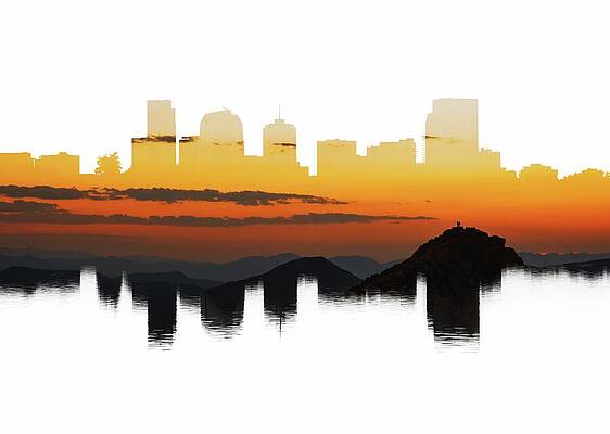 Yellow Wall Art featuring the photograph Colorado Sunset by Kevin Schwalbe