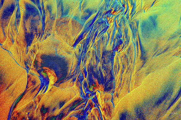 Colorful Abstract Sand Patterns Wall Art